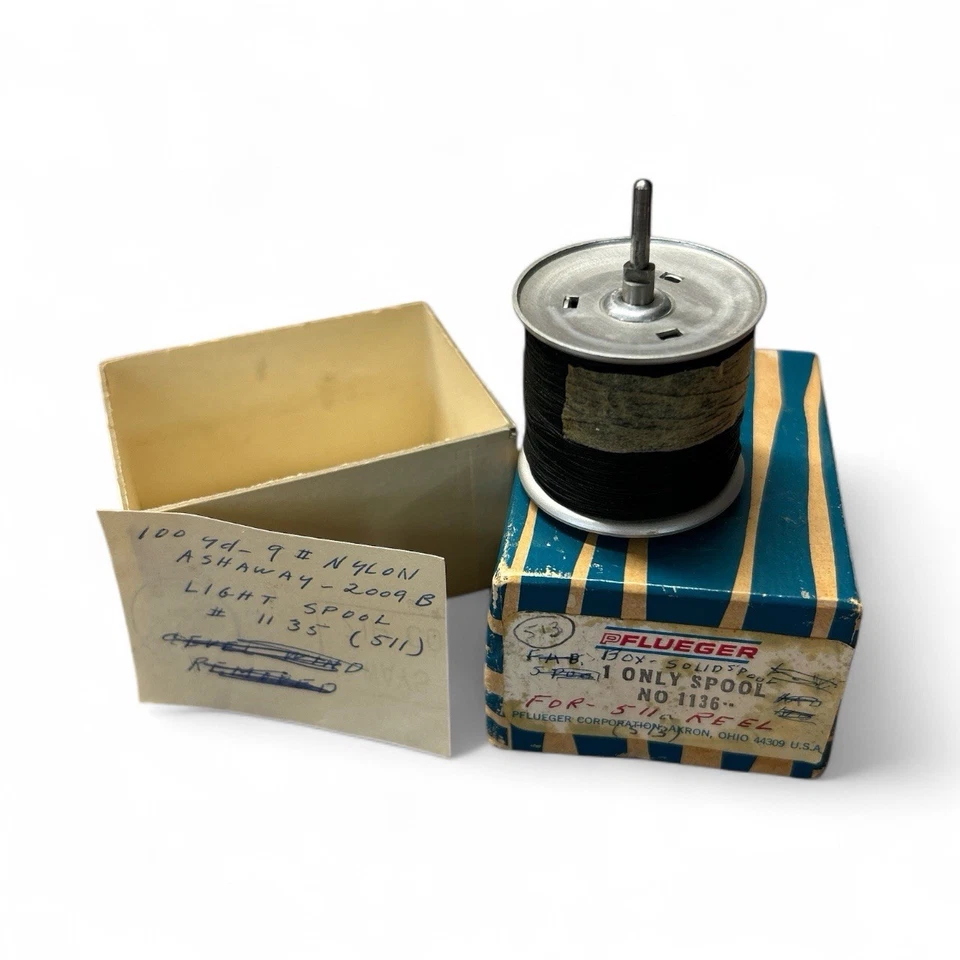 Pflueger Fishing Reel Part-Metal Spool With Box - Image 1 of 4
