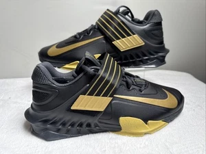 Nike Savaleos NBY Romaleos Mens Weightlifting Shoes Black CV5708-001 Size 9.5 - Picture 1 of 7
