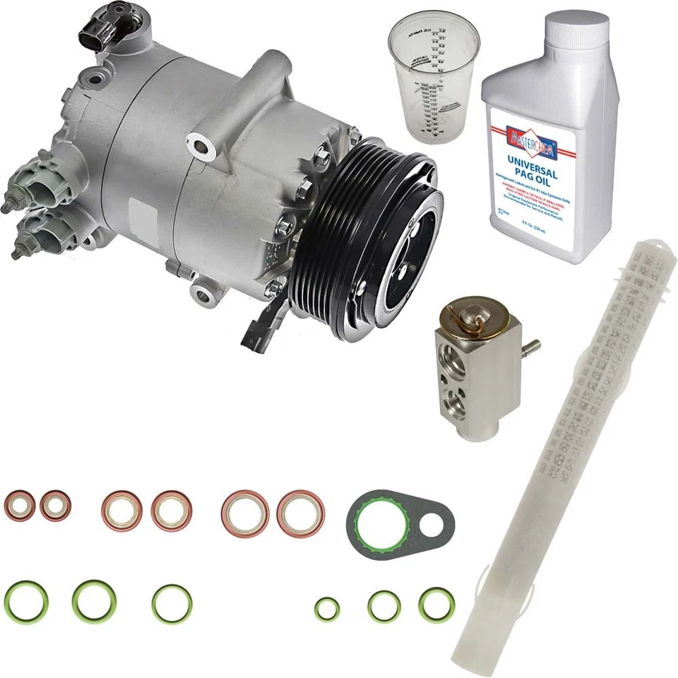 For Ford Escape 2013 2014 2015 2016 Omega AC Compressor w/ A/C Repair Kit - Image 1 of 2