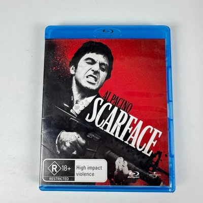 Scarface (Blu-ray 1983) Al Pacino Steven Bauer Michelle Pfeiffer Region B - Image 1 of 4