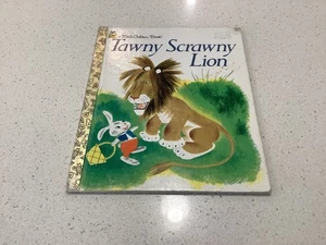 A Little Golden Book —Tawny Scrawny Lion—Hard Cover - Foto 1 di 4
