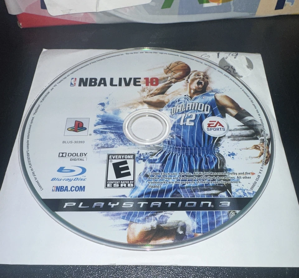 NBA Live 10 Sony PlayStation 3 Disc Only G179 - Image 1 of 1