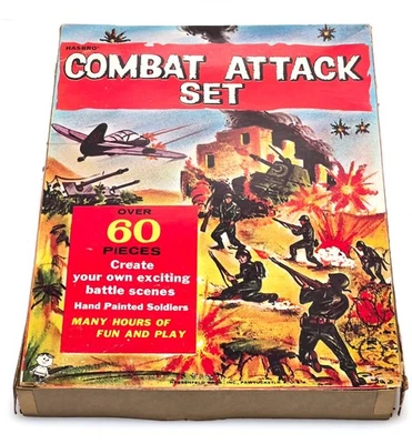 Vintage HASBRO 2915X100 "Combat Attack Set" from 1960s - Image 1 of 4