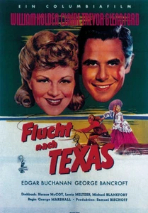 Texas (1941) William Holden Cult Western movie poster print - Imagen 1 de 1