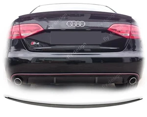 Heckspoiler, passend für AUDI A4 B8 (8K) Limousine, Autospoiler, Heck Typ A Lip, - Bild 1 von 10