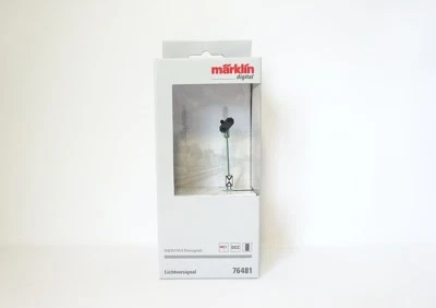 Modellbahn Lichtvorsignal mit Zusatzlicht digital mfx DCC, Märklin H0 76481 neu - Bild 1 von 2