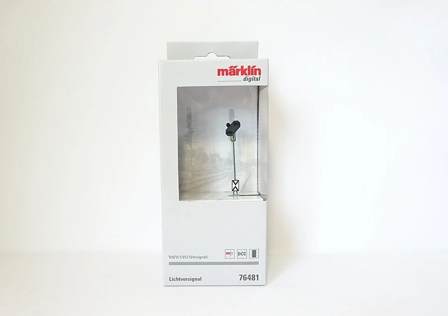 Modellbahn Lichtvorsignal mit Zusatzlicht digital mfx DCC, Märklin H0 76481 neu - Bild 1 von 2