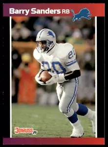 1996 Donruss #3 Barry Sanders FOOTBALL Detroit Lions - Picture 1 of 2