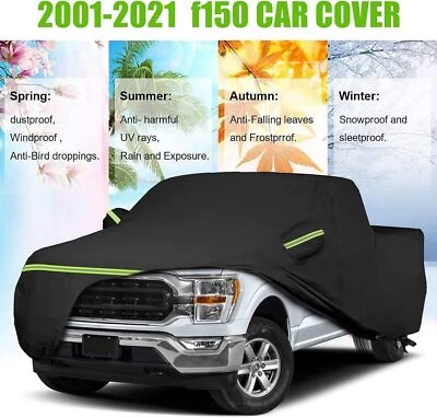 Cubierta de coche para camioneta Ford F-150 impermeable al aire libre polvo solar todo tipo de clima Foto 1 de 4