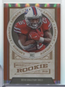 Devin Singletary Bills 2019 Panini Chronicles Legacy RC 26/75 #209 010722MLCD30 - Picture 1 of 2