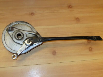 1975 Honda MT250 MT 250 Elsinore OEM Rear Brake Plate Panel Stay 43100-329-770 - Image 1 of 4