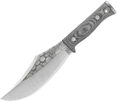 Faca de lâmina fixa Condor Gryphus Bowie preta Micarta 1075HC com bainha 2015675HC - Imagem 1 de 2