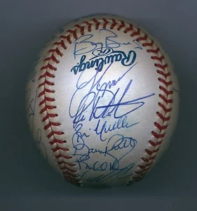 2000 S.F. Giants Autographed Team Baseball BALL 29 Autogs. w/BONDS Playoff Team - Picture 1 of 5