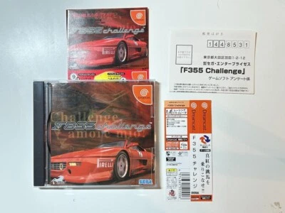 F355 CHALLENGE Dreamcast DC Japan Dream Cast JP Game   w SPINE - Image 1 of 3
