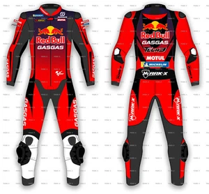 MarkX 2025 Redbull MotoGP Leather Racing Suit Men Sports Motorbike CE Armor Gear - Picture 1 of 4