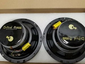 CRITICAL MASS SS6 SPEAKER 6.5'' DOOR COAXIAL AUDIO BEST JL 2-WAY 6.5'' MID $995 - Picture 1 of 9
