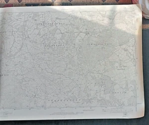 Devauden Ordnance Survey 6 ins : 1 mile paper map 1922 reprinted 1941 - Picture 1 of 7