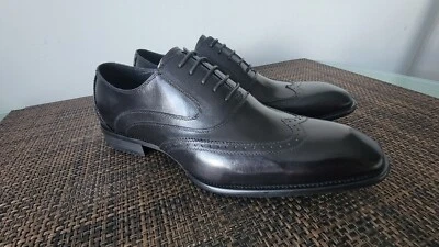 Steve Harvey - Talla 10 - Zapatos de vestir - Bogart - Cuero genuino - Negro - Nuevos Foto 1 de 4