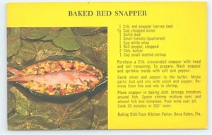 Postcard Baked Red Snapper Recipe - Picture 1 of 3
