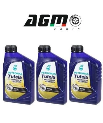 OLIO CAMBIO 3L PETRONAS TUTELA TRANSMISSION MANUALE Geartech 75W85 14381619 - Image 1 of 2
