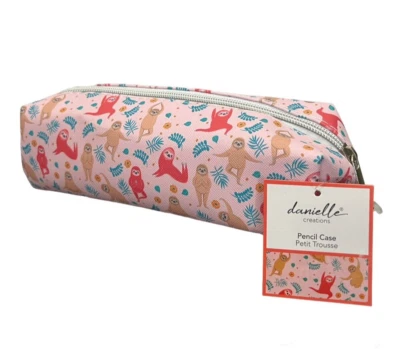 Danielle Creations Perezoso Árbol Cosmético Maquillaje Bolsa de Viaje Estuche para Lápices Rosa Nuevo Foto 1 de 4