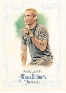 2013 Topps Allen & Ginter Henry Rollins SP #348 NM/MT MUSICIAN