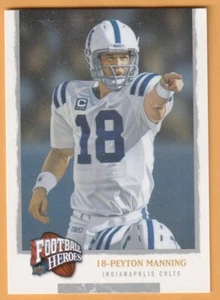Peyton Manning Indianapolis Colts 2008 Upper Deck Heroes #77 Tennessee Vols 5Z - Picture 1 of 2