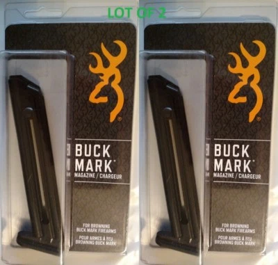 Lot of 2 - Browning BuckMark 22lr 10 Round Magazine 10rd Mag 112055190 NEW OEM - Image 1 of 4