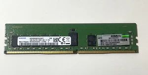 Samsung 16GB 1Rx4 PC4-2666V-RC2 REG 288PIN ECC SERVER RAM M393A2K40CB2-CTD - Photo 1/3