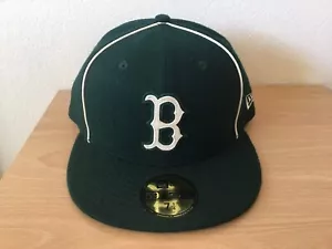 New Era 59Fifty Boston Red Sox MLB Team Piping Baseball Cap 7 1/4 57.7cm NEW - Picture 1 of 3
