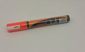 Uni-Ball Kreidemarker Uni Chalk Marker PWE-5M Pen Stift Pencil orange - Bild 1 von 1