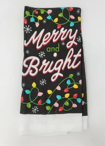 Mainstream Holiday Kitchen Dish Towel - New - Merry and Bright - Picture 1 of 1