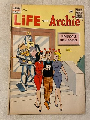 LIFE WITH ARCHIE #9 FN- 5.5 BOB WHITE COVER ART ARCHIE COMICS - Image 1 of 4