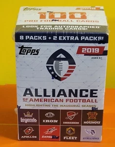 TOPPS ALLIANCE FOOTBALL BLASTER BOX 2019 NUOVO - Foto 1 di 5