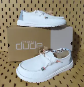 Hey Dude Wendy Boho White Crochet US Women's 5 EU 36 - Picture 1 of 6