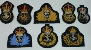 Royal Navy Cap Badges x 8 - Picture 1 of 9