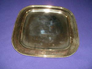 HITS ON THE HUDSON 2005 CHAMPION Silverplate Tray, Engraved, 11.5inch Square - Picture 1 of 6