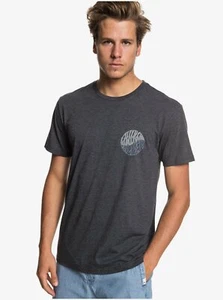 New NWT Men's Quiksilver OR Knock Out Mod T-Shirt Tee Regular Fit Grey Size L - Picture 1 of 4