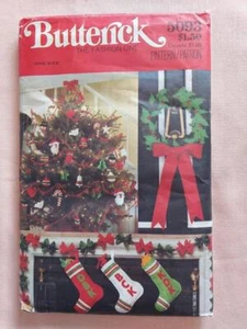 Butterick 5093 Christmas Ornaments Pattern - Picture 1 of 2