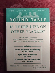CHICAGO ROUND TABLE  December 19 1948 Harrison Brown Hans Gaffron Gerard Kuiper - Picture 1 of 1