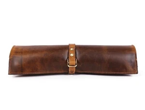Echtleder Mini-Messerrolle 15,5"" x 15"" Zoll für Koch | personalisiert - Bild 1 von 6