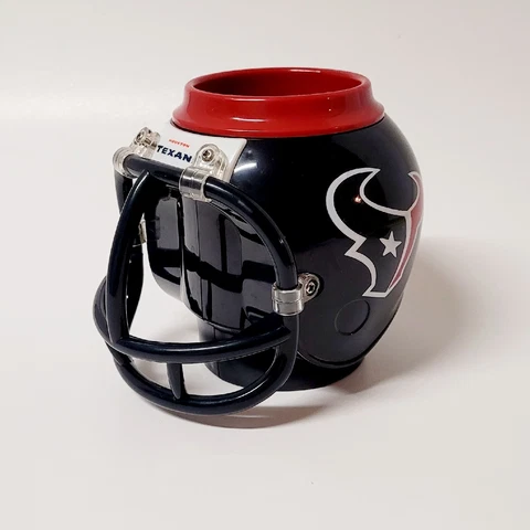 FanMug Houston Texans NFL Helmet Can Holder Cooler Caddy Mug Cover
