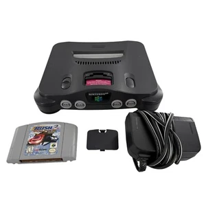 Solo console Nintendo 64! con cavo alimentazione N64 OEM Jumper Pak e gioco testato funziona - Foto 1 di 10