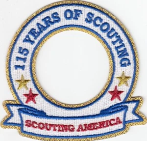 Scouting America 115th Anniversary World Crest Ring Uniform Patch - Boy Scouts - Picture 1 of 1