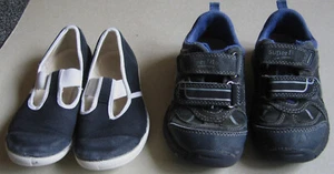 2x Kinder Schuhe Gr. 27 = 1x Halbschuhe von superfit + 1x Hausschuhe/Kitaschuhe - Bild 1 von 13