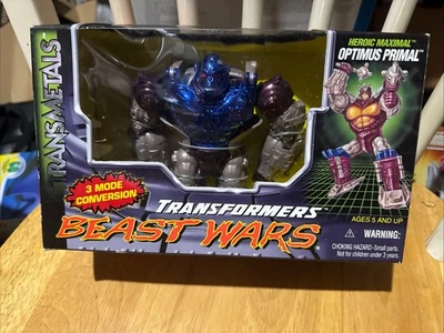 Nuevo Transformers Beast Wars Transmetals Optimus Primal Hasbro 1995 Sellado Raro Foto 1 de 4