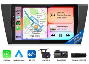 DAB+Für BMW 3er E90-E93 9" Autoradio Navi CarPlay Android 13 6+64G 4G LTE E90X6S - Bild 1 von 24