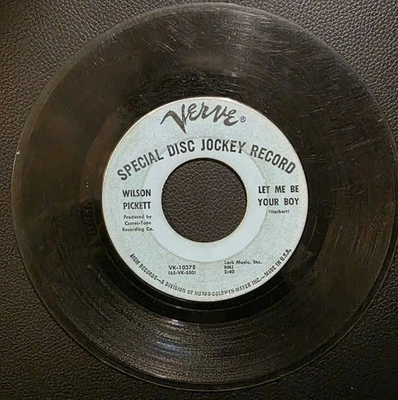 RARE Soul 45~WILSON PICKETT~Let Me Be Your Boy / My Heart Belongs To~Verve PROMO Foto 1 de 4