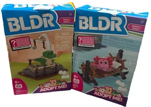 2 Sets BLDR Adopt Me T-Rex 0072 & Axolotl 0071 New Sealed - Picture 1 of 2