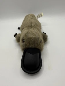 Platypus 12” Plush Brown Realistic Duckbill Australia Egg Laying Mammal - Picture 1 of 5